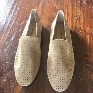 Lucky Brand tan loafers, size 9.5